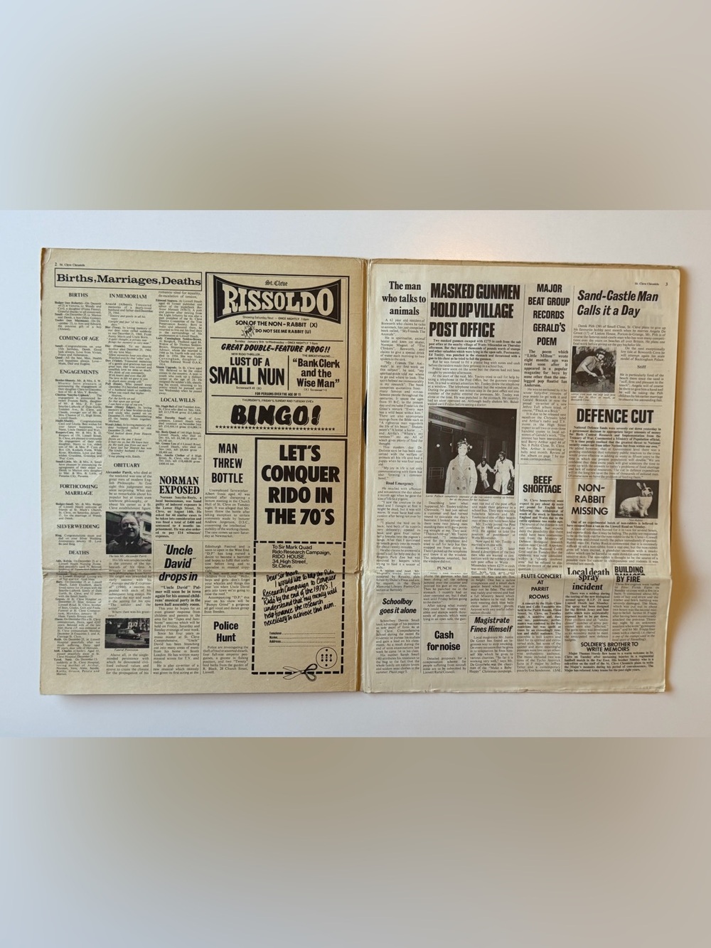 Jethro Tull Thick As A Brick Newspaper Reprise MS 2072 US 1st Press 1972 - Picture 4 of 16